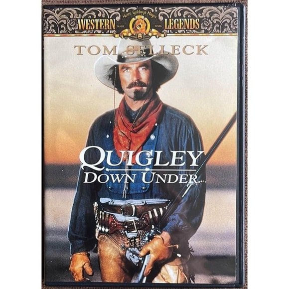Quigley Down Under (DVD, 1990) Tom Selleck, Laura San Giacomo, Alan Rickman - Picture 1 of 4